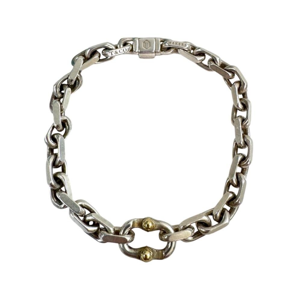 Tiffany & Co. Makers Narrow Chain Bracelet 925 x 750mm Women's